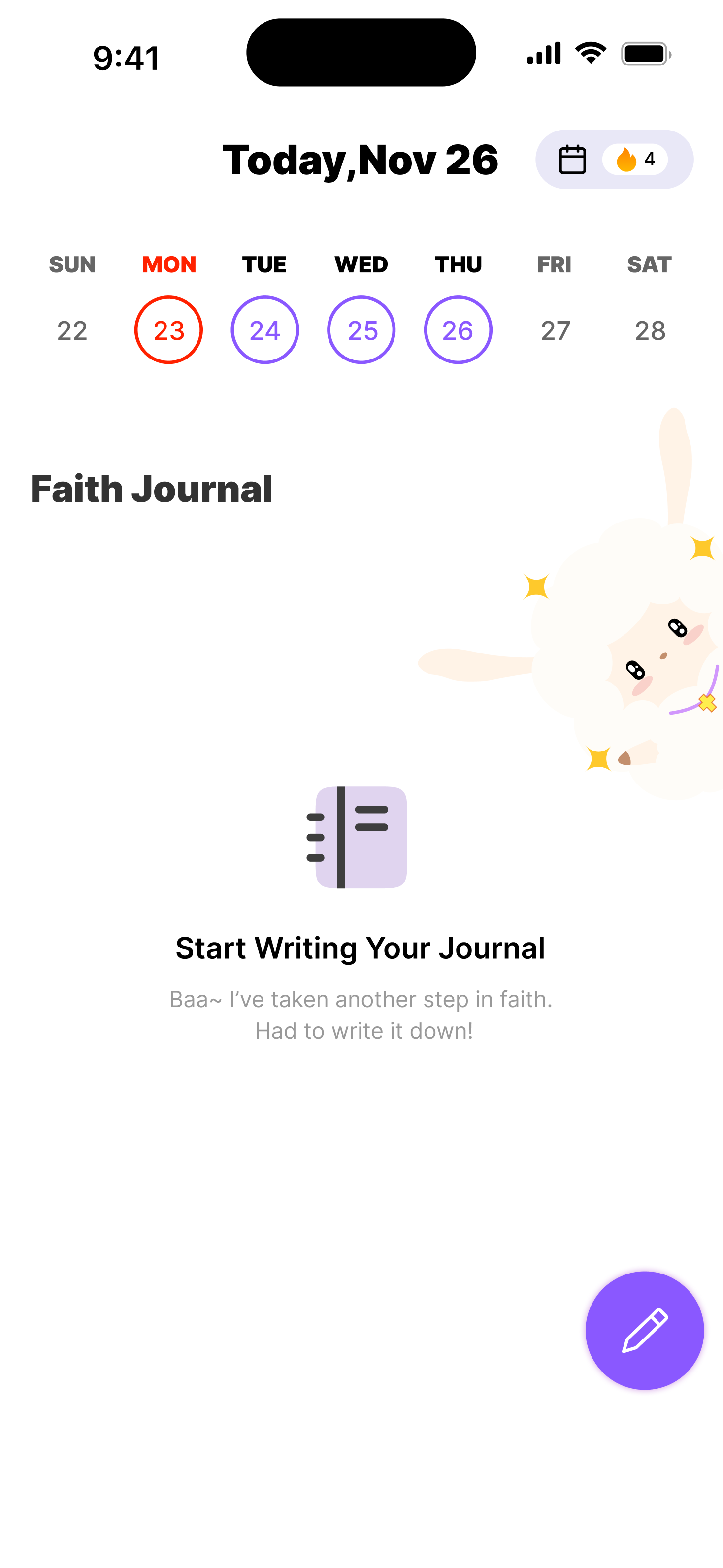 FaithTime App Screenshot